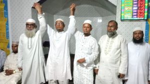 মিঠাপুকুর উপজেলার ইমাদপুর ইউনিয়নের চকপাড়া জামে মসজিদে এই দলীয় সভা হয়। ছবি: সংগৃহীত